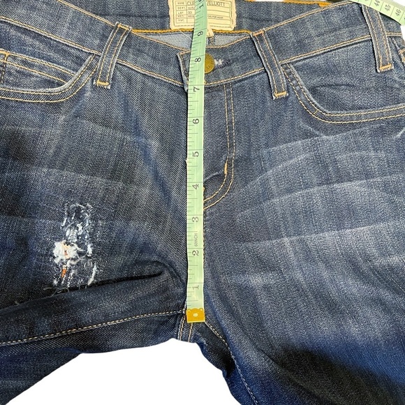 Current Elliot Voyage Cut Off Bermuda Length Denim Shorts Women's 25 - Picture 3 of 8